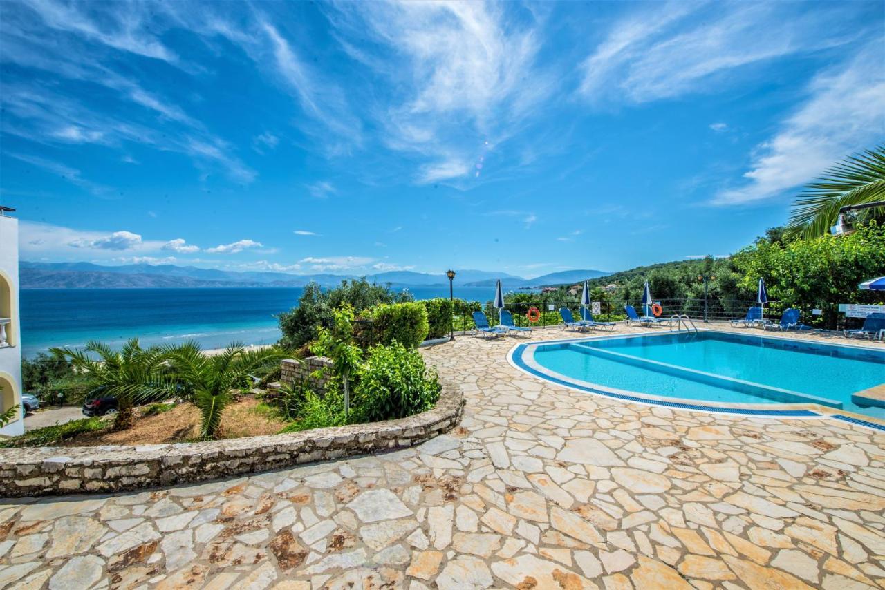 Dionysos Apartments Apraos Buitenkant foto
