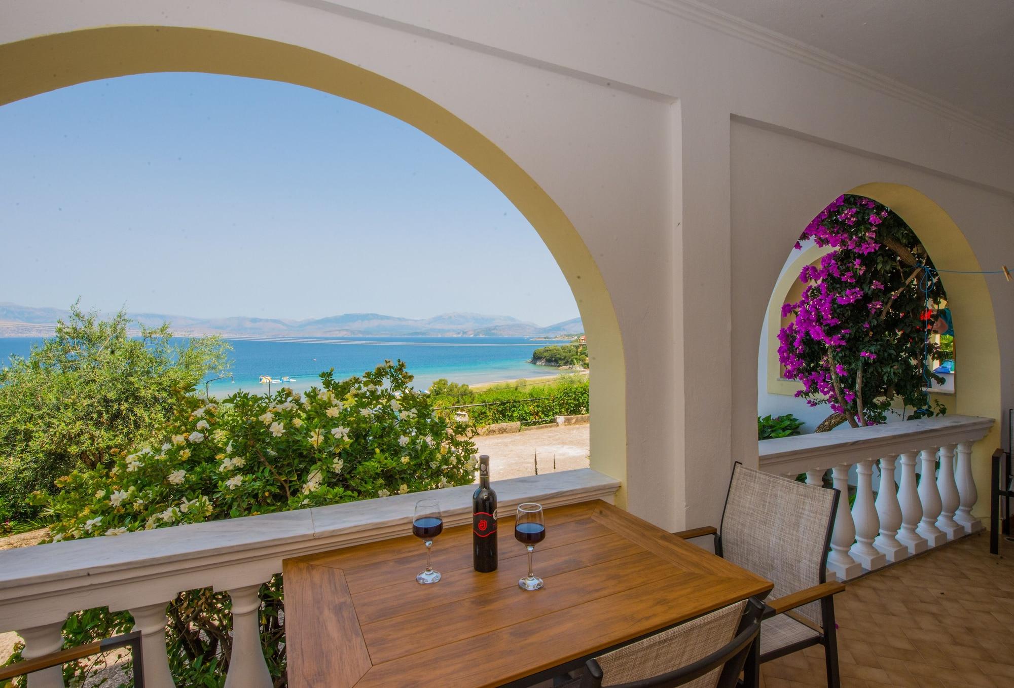 Dionysos Apartments Apraos Buitenkant foto