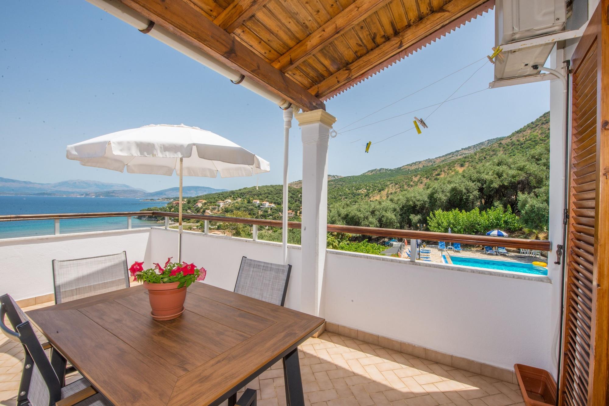 Dionysos Apartments Apraos Buitenkant foto