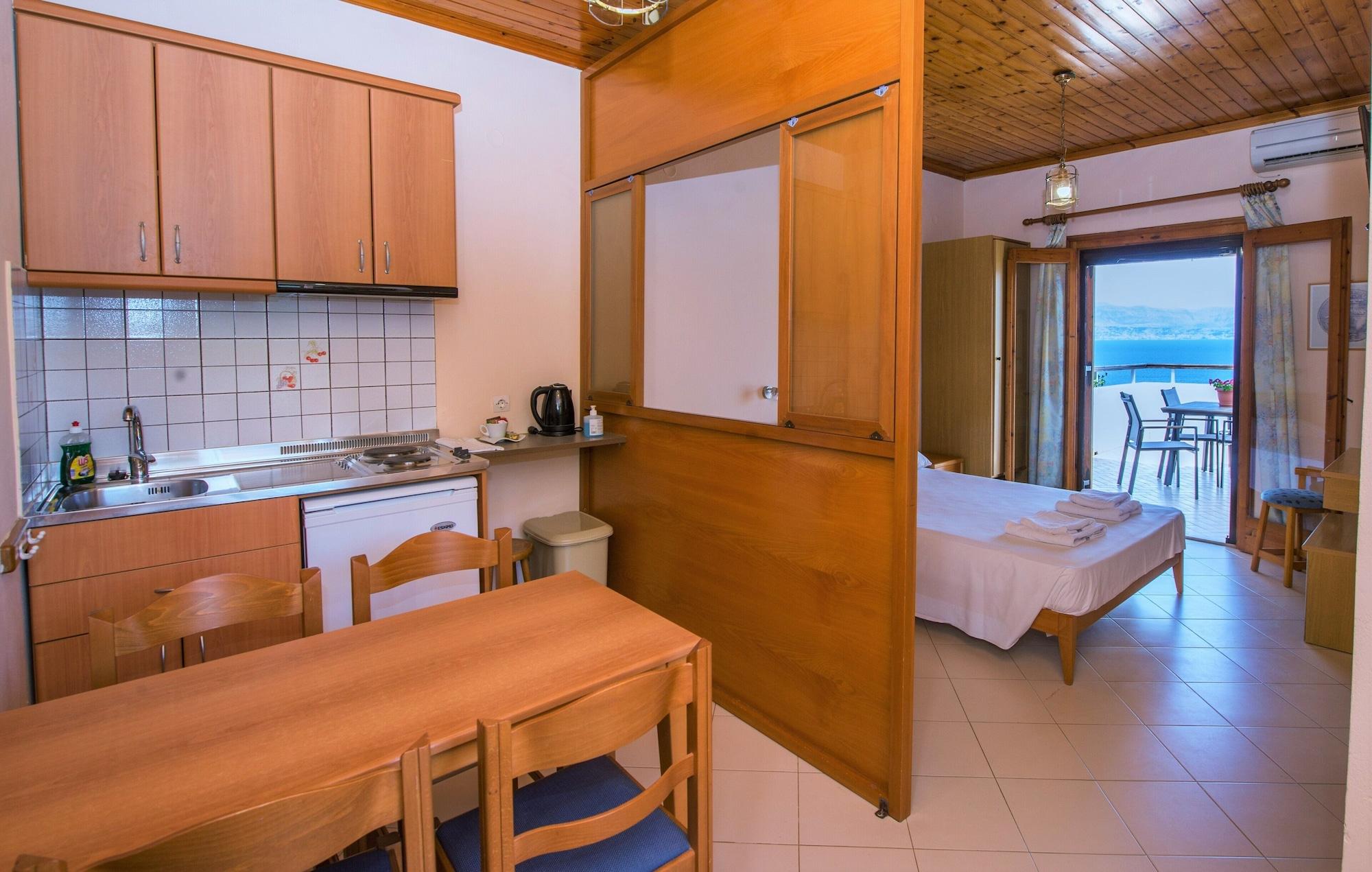 Dionysos Apartments Apraos Buitenkant foto